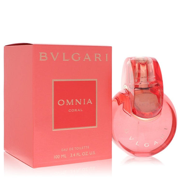 Omnia Coral Perfume By Bvlgari Eau De Toilette Spray for Women 3.4 oz