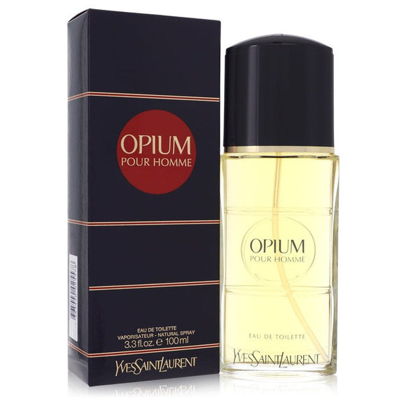 Opium Eau De Toilette Spray By Yves Saint Laurent for Men 3.3 oz