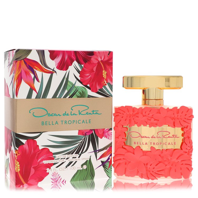 Oscar De La Renta Bella Tropicale Perfume By Oscar De La Renta Eau De Parfum Spray for Women 3.4 oz