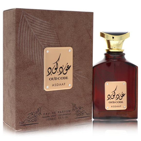 Oud Code Cologne By Asdaaf Eau De Parfum Spray (Unisex) for Men 3.4 oz