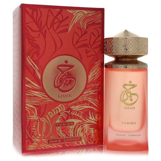 Paris Corner Khair Fusion Cologne By Paris Corner Eau De Parfum Spray (Unisex) for Men 3.4 oz