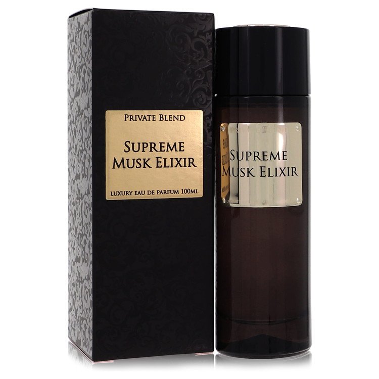 Private Blend Supreme Musk Elixir Eau De Parfum Spray By Chkoudra Paris for Women 3.3 oz