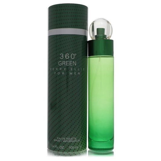 Perry Ellis 360 Green Eau De Toilette Spray By Perry Ellis for Men 3.4 oz