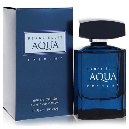 Perry Ellis Aqua Extreme Eau De Toilette Spray By Perry Ellis for Men 3.4 oz