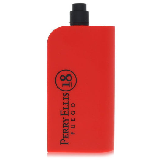 Perry Ellis 18 Fuego Eau De Toilette Spray (Tester) By Perry Ellis for Men 3.4 oz