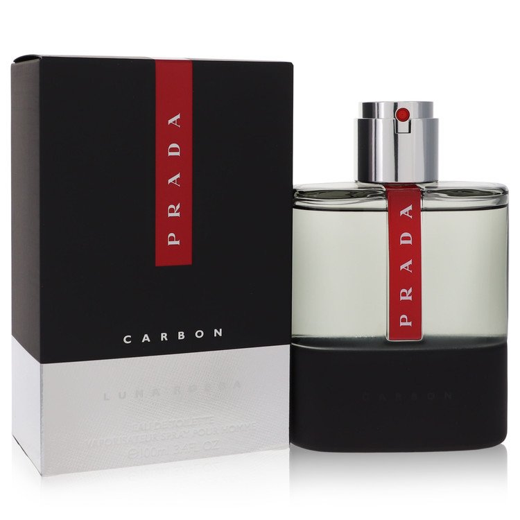 Prada Luna Rossa Carbon Eau De Toilette Spray By Prada for Men 3.4 oz