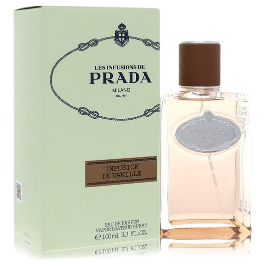 Prada Les Infusions De Infusion De Vanille Eau De Parfum Spray (Unisex) By Prada for Women 3.3 oz