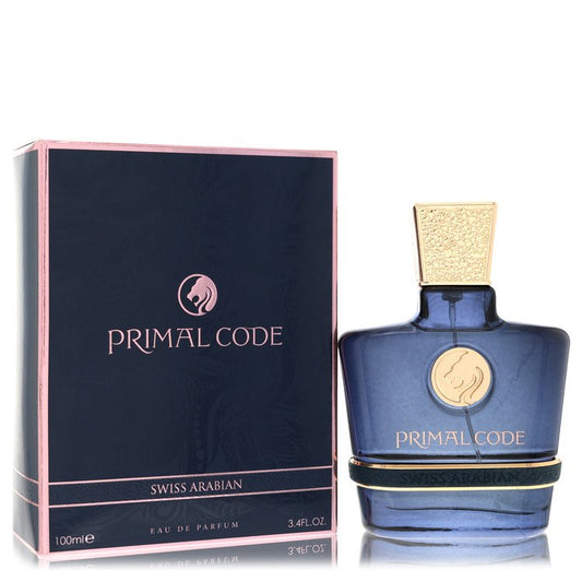 Primal Code Eau De Parfum Spray By Swiss Arabian for Men 3.4 oz