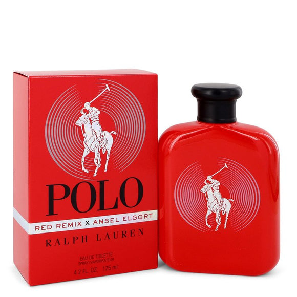 Polo Red Remix Eau De Toilette Spray By Ralph Lauren for Men 4.2 oz