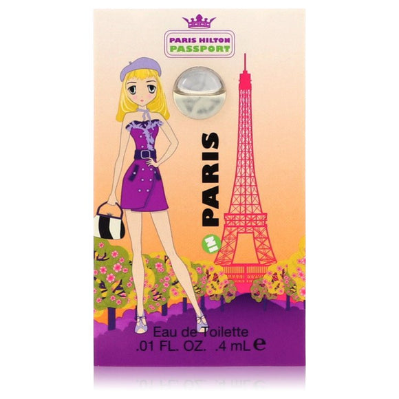 Paris Hilton Passport In Paris Perfume By Paris Hilton Vial (sample) for Women 0.01 oz