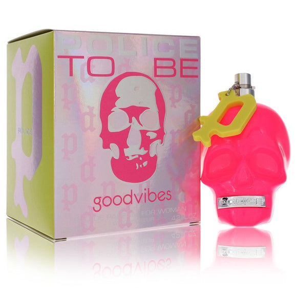 Police To Be Good Vibes Eau De Parfum Spray By Police Colognes for Women 4.2 oz