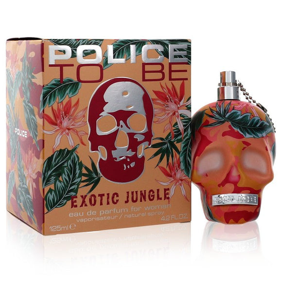 Police To Be Exotic Jungle Eau De Parfum Spray By Police Colognes for Women 4.2 oz