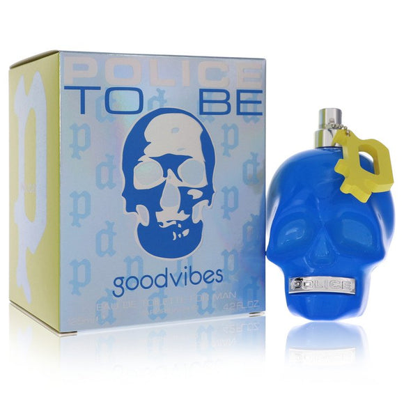 Police To Be Good Vibes Eau De Toilette Spray By Police Colognes for Men 4.2 oz