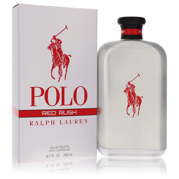 Polo Red Rush Eau De Toilette Spray By Ralph Lauren for Men 6.7 oz