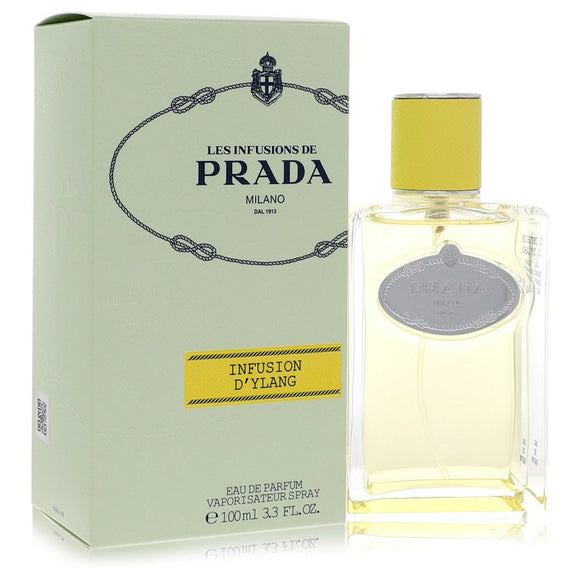 Prada Les Infusions De Infusion D'ylang Perfume By Prada Eau De Parfum Spray (Unisex) for Women 3.3 oz