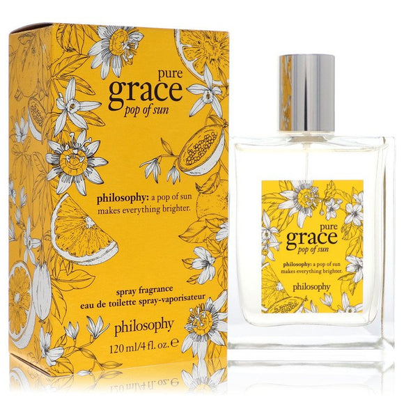 Pure Grace Pop Of Sun Perfume By Philosophy Eau De Toilette Spray for Women 4 oz