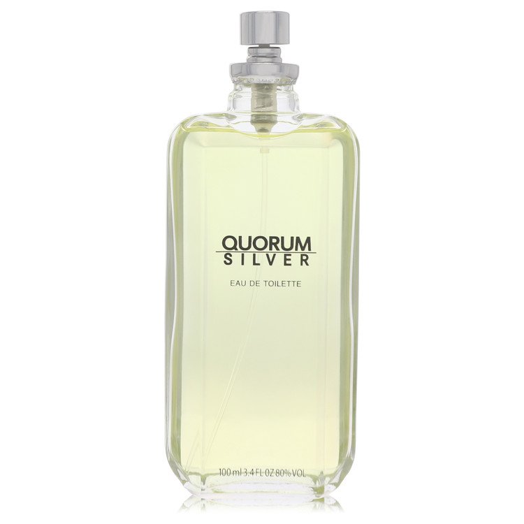 Quorum Silver Cologne By Puig Eau De Toilette Spray (Tester) for Men 3.4 oz
