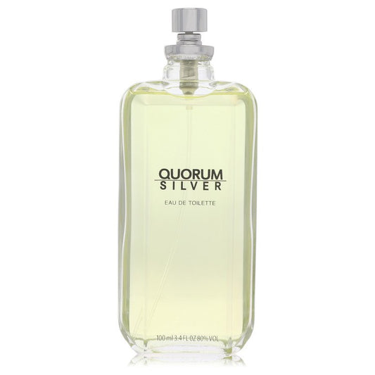 Quorum Silver Cologne By Puig Eau De Toilette Spray (Tester) for Men 3.4 oz