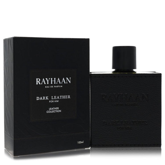Rayhaan Dark Leather Eau De Parfum Spray By Rayhaan for Men 3.38 oz