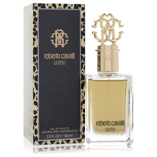 Roberto Cavalli Uomo Eau De Toilette Spray By Roberto Cavalli for Men 3.4 oz