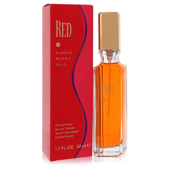 Red Eau De Toilette Spray By Giorgio Beverly Hills for Women 1.7 oz