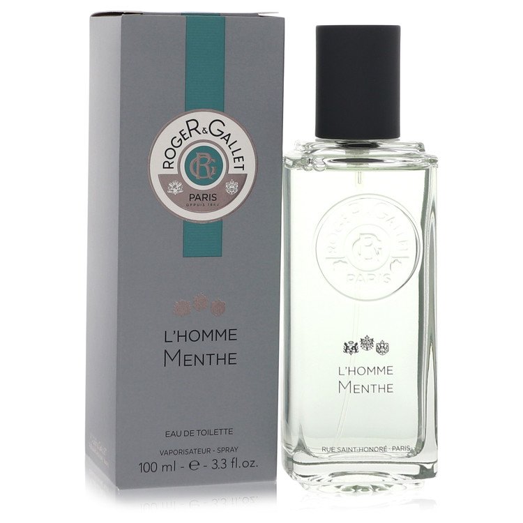 Roger & Gallet L'homme Menthe Eau De Toilette Spray By Roger & Gallet for Men 3.3 oz