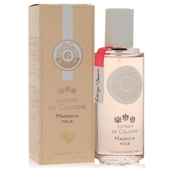 Roger & Gallet Magnolia Folie Extrait De Cologne Spray By Roger & Gallet for Women 3.3 oz