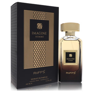 Riiffs Imagine Homme Cologne By Riiffs Extrait De Parfum Spray for Men 3.4 oz