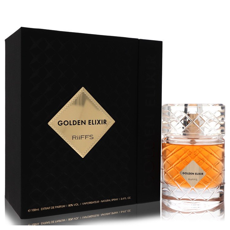 Riiffs Golden Elixir Extrait De Parfum Spray (Unisex) By Riiffs for Men 3.4 oz