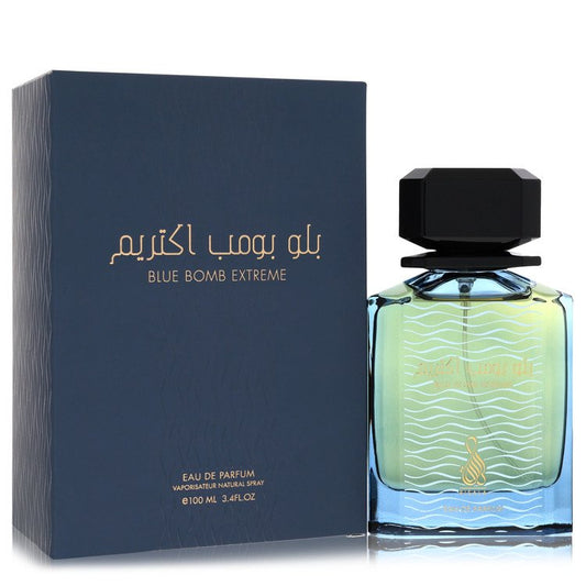 Risala Blue Bomb Extreme Eau De Parfum Spray By Risala for Men 3.4 oz