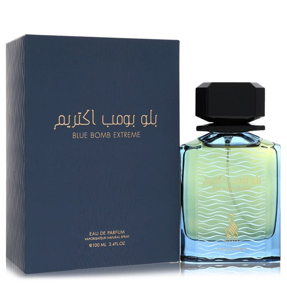 Risala Blue Bomb Extreme Eau De Parfum Spray By Risala for Men 3.4 oz