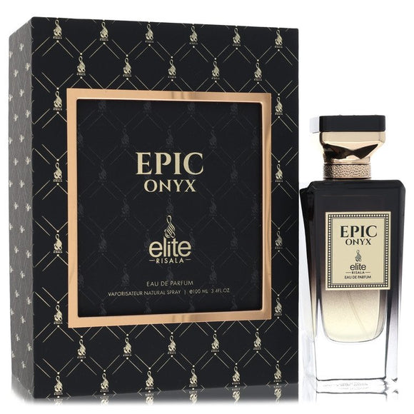 Risala Elite Epic Onyx Eau De Parfum Spray By Risala for Men 3.4 oz