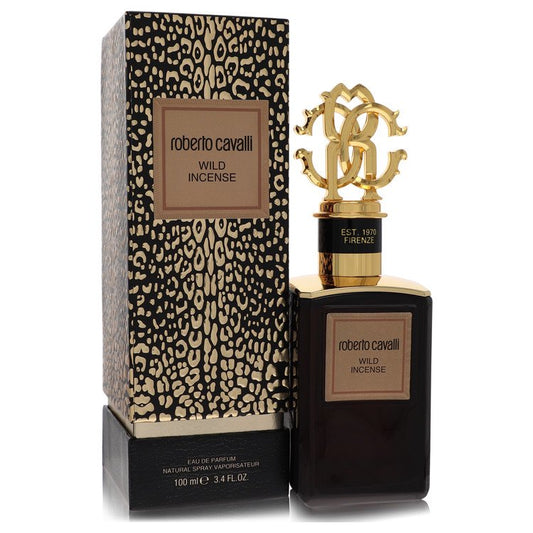 Roberto Cavalli Wild Incense Perfume By Roberto Cavalli Eau De Parfum Spray (Unisex) for Women 3.4 oz