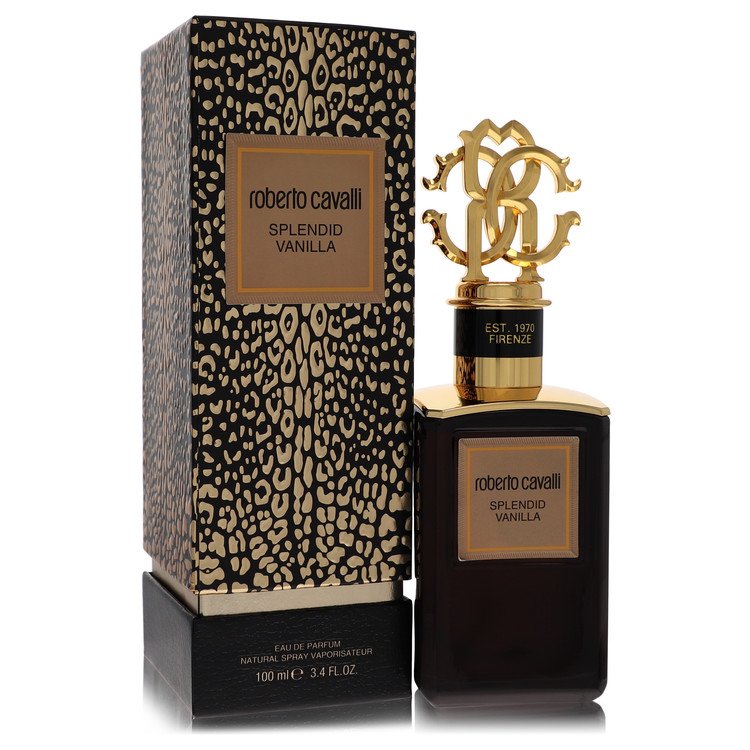 Roberto Cavalli Splendid Vanilla Perfume By Roberto Cavalli Eau De Parfum Spray (Unisex) for Women 3.4 oz