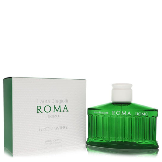 Roma Uomo Green Swing Cologne By Laura Biagiotti Eau De Toilette Spray for Men 6.8 oz