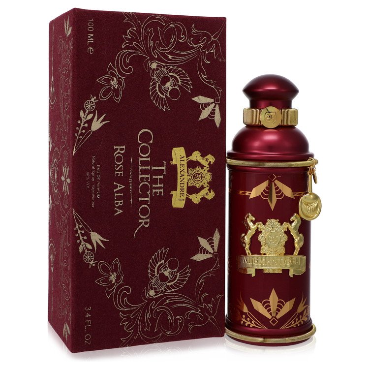 Rose Alba Eau De Parfum Spray By Alexandre J for Women 3.4 oz