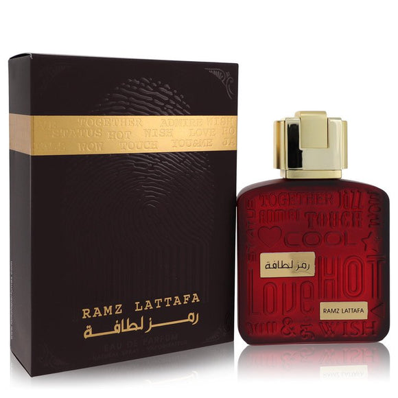 Ramz Lattafa Gold Eau De Parfum Spray (Unisex) By Lattafa for Women 3.4 oz