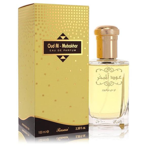 Rasasi Oud Al Mubakhar Perfume By Rasasi Eau De Parfum Spray (Unisex) for Women 3.3 oz