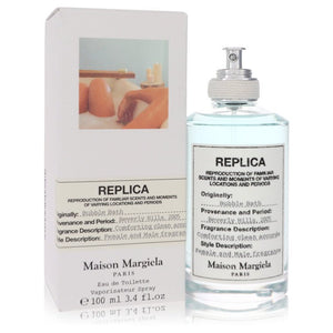 Replica Bubble Bath Eau De Toilette Spray (Unisex) By Maison Margiela for Women 3.4 oz