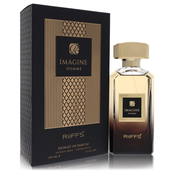 Riiffs Imagine Homme Cologne By Riiffs Extrait De Parfum Spray for Men 3.4 oz