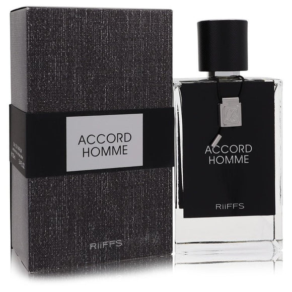 Riiffs Accord Homme Cologne By Riiffs Eau De Parfum Spray for Men 3.4 oz