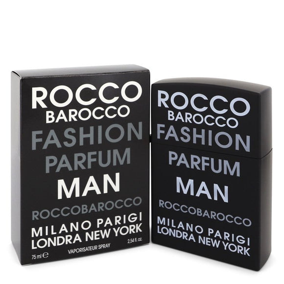 Roccobarocco Fashion Eau De Toilette Spray By Roccobarocco for Men 2.54 oz