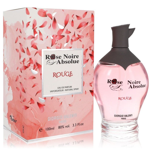 Rose Noire Absolue Rouge Eau De Parfum Spray By Giorgio Valenti for Women 3.3 oz