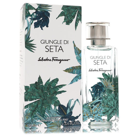 Giungle De Seta Eau De Parfum Spray (Unisex) By Salvatore Ferragamo for Women 3.4 oz