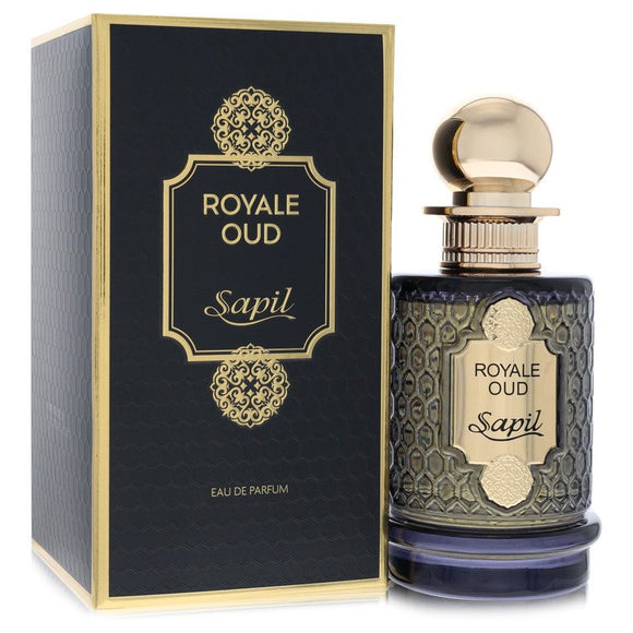 Sapil Royale Oud Eau De Parfum Spray (Unisex) By Sapil for Men 3.4 oz