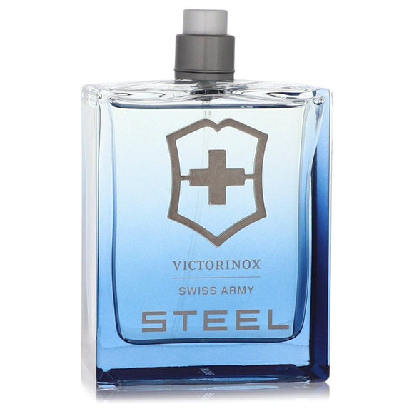 Swiss Army Steel Eau De Toilette Spray (Tester) By Swiss Army for Men 3.4 oz