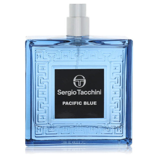 Sergio Tacchini Pacific Blue Eau De Toilette Spray (Tester) By Sergio Tacchini 3.4 oz for Men