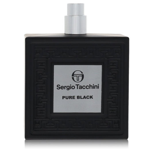Sergio Tacchini Pure Black Eau De Toilette Spray (Tester) By Sergio Tacchini 3.4 oz for Men