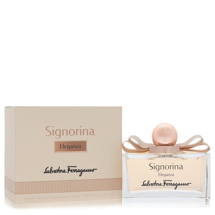 Signorina Eleganza Eau De Parfum Spray By Salvatore Ferragamo for Women 3.4 oz