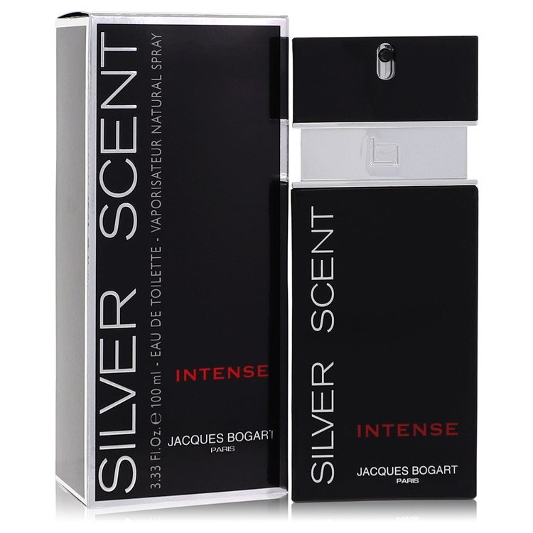 Silver Scent Intense Eau De Toilette Spray By Jacques Bogart for Men 3.33 oz